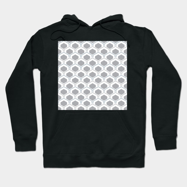 Mid Century Modern Hexagons Hoodie by Makanahele